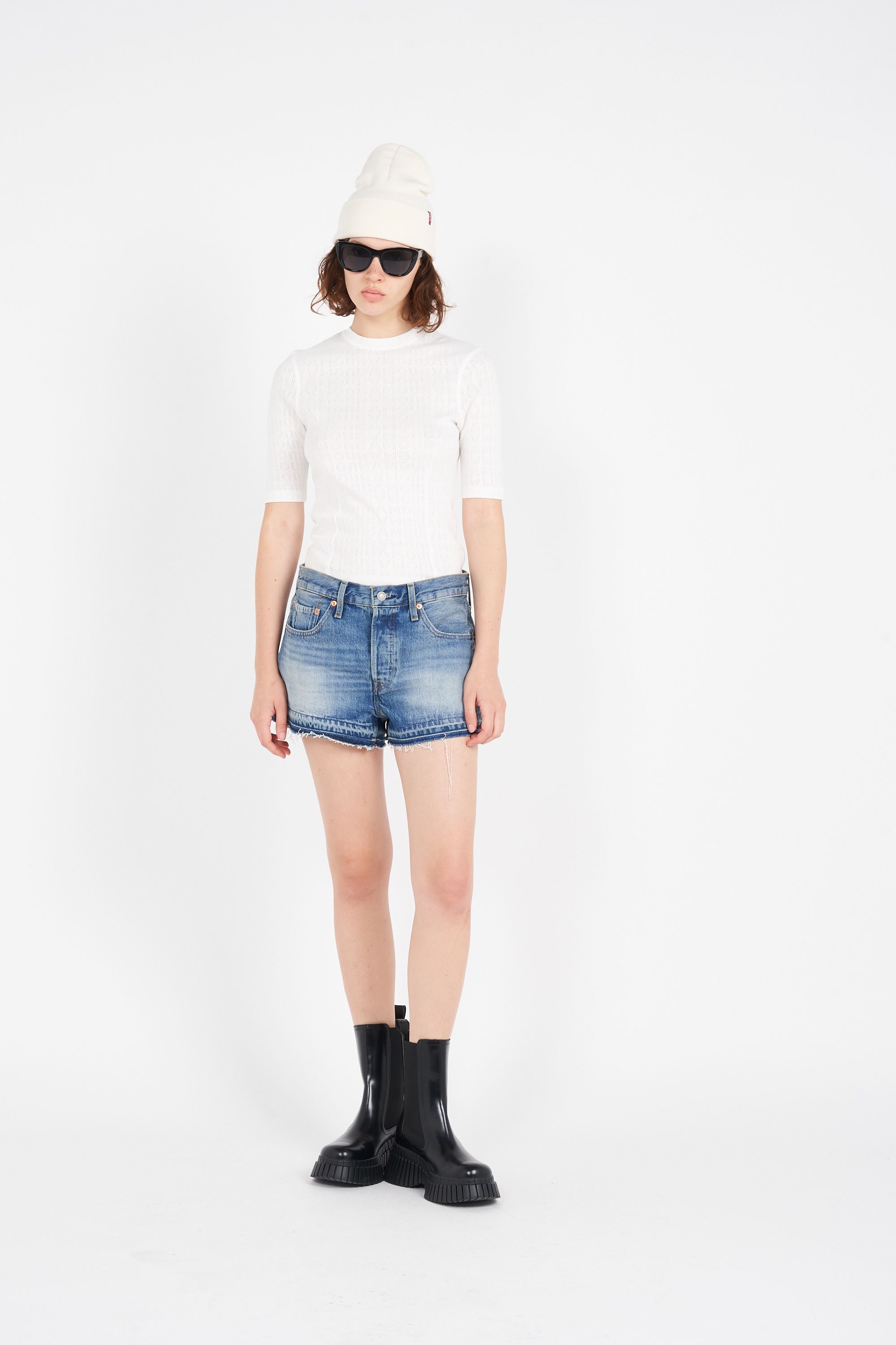 MAISON LABICHE Top LEBAUDY NB/GOTS Blanc