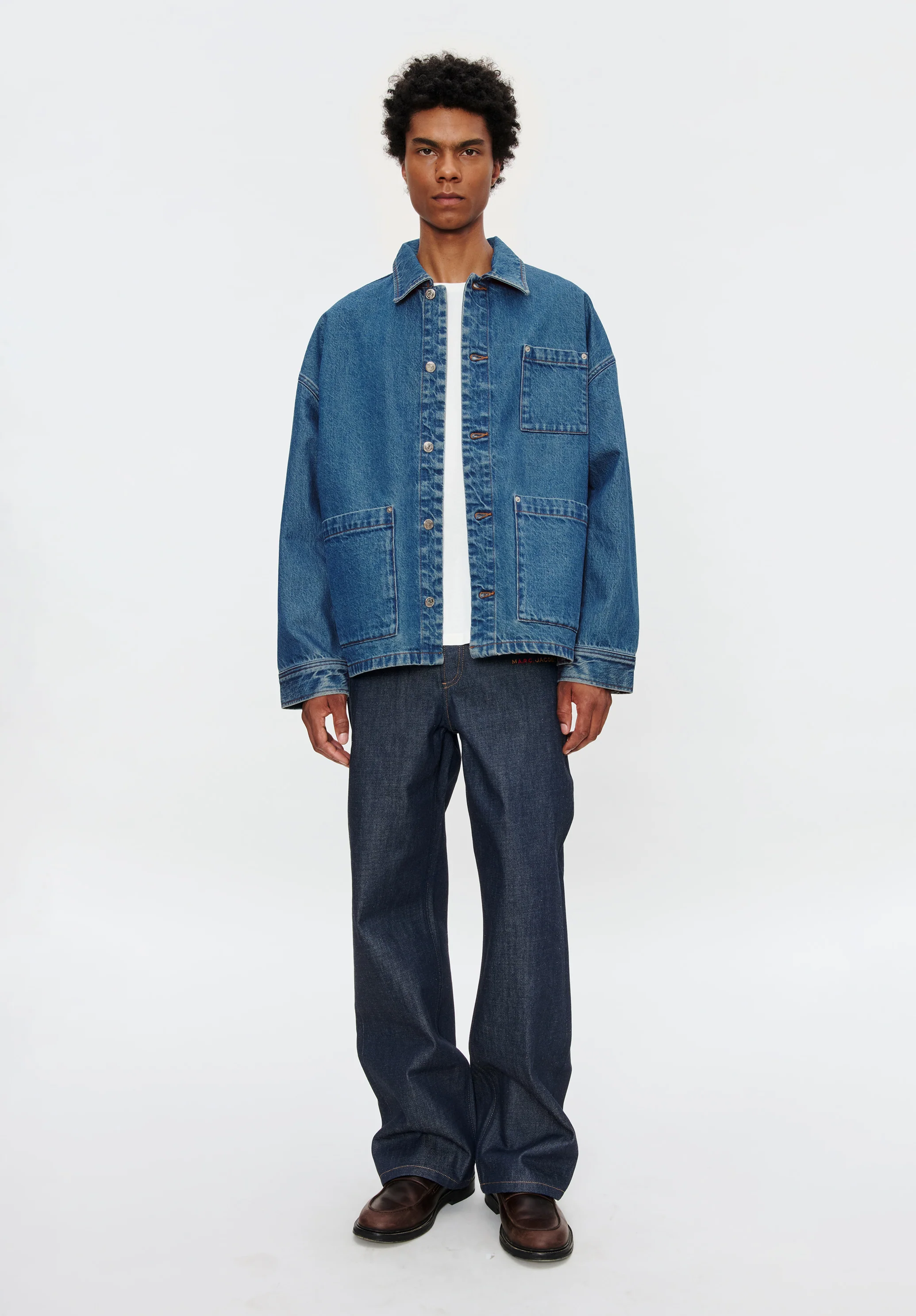 A.P.C. x Marc Jacobs. The Denim Unisex Jacket - Indigo delave