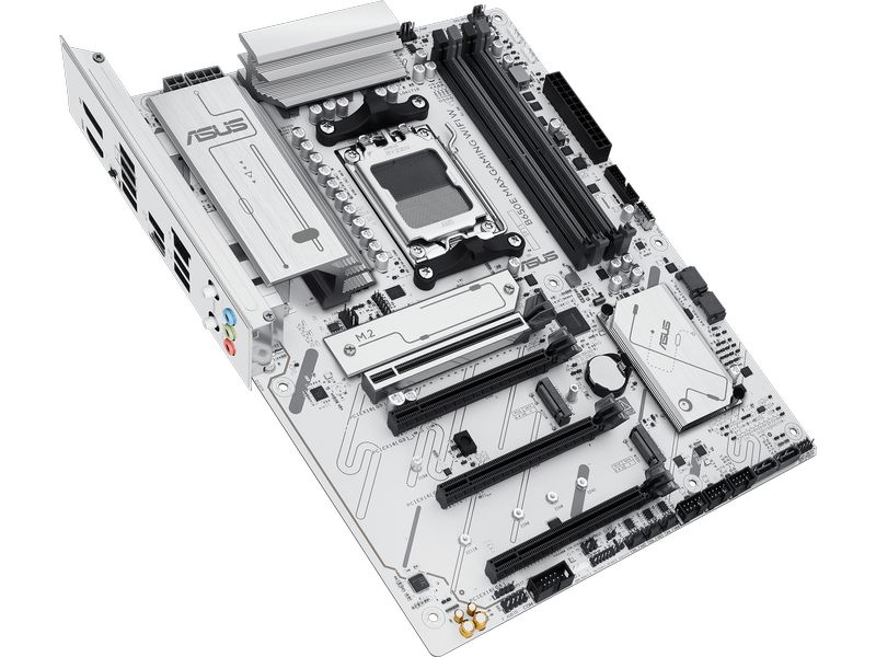 ASUS Mainboard B650E MAX GAMING WIFI W ATX-Mainboard mit AM5 Sockel und WLAN