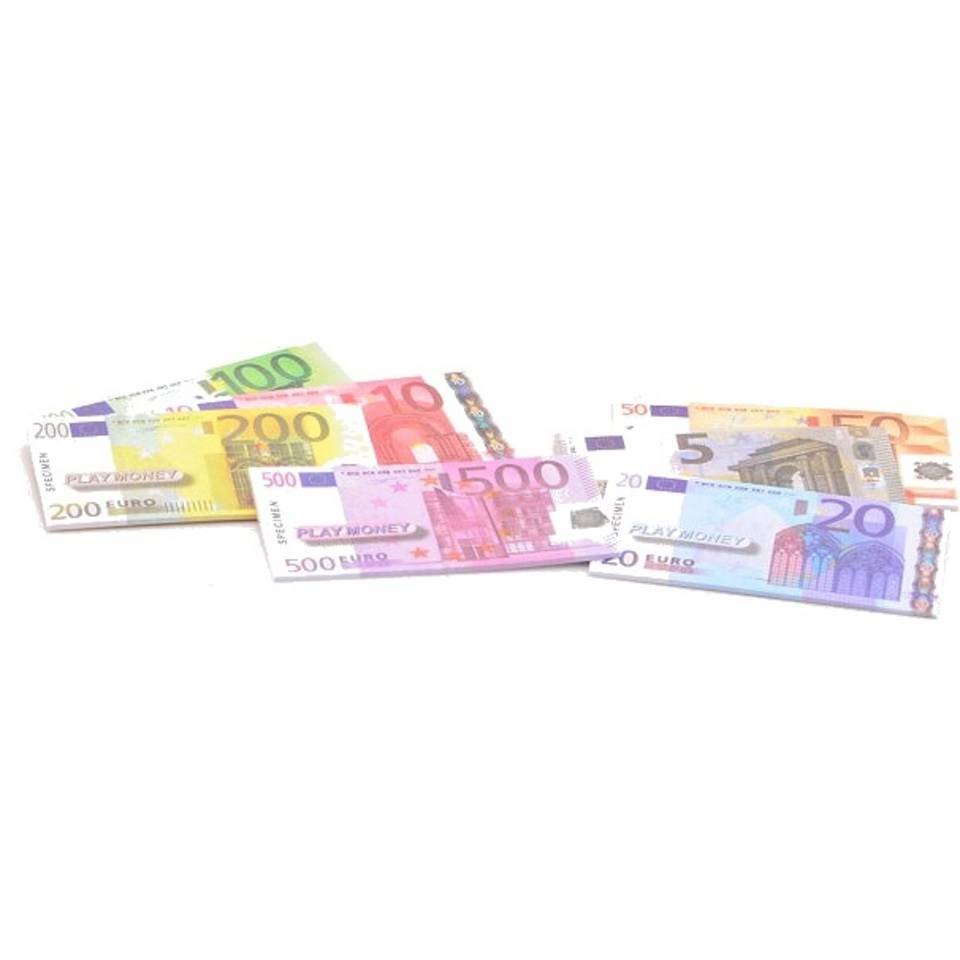 Johntoy kassalade met geld 120-delig