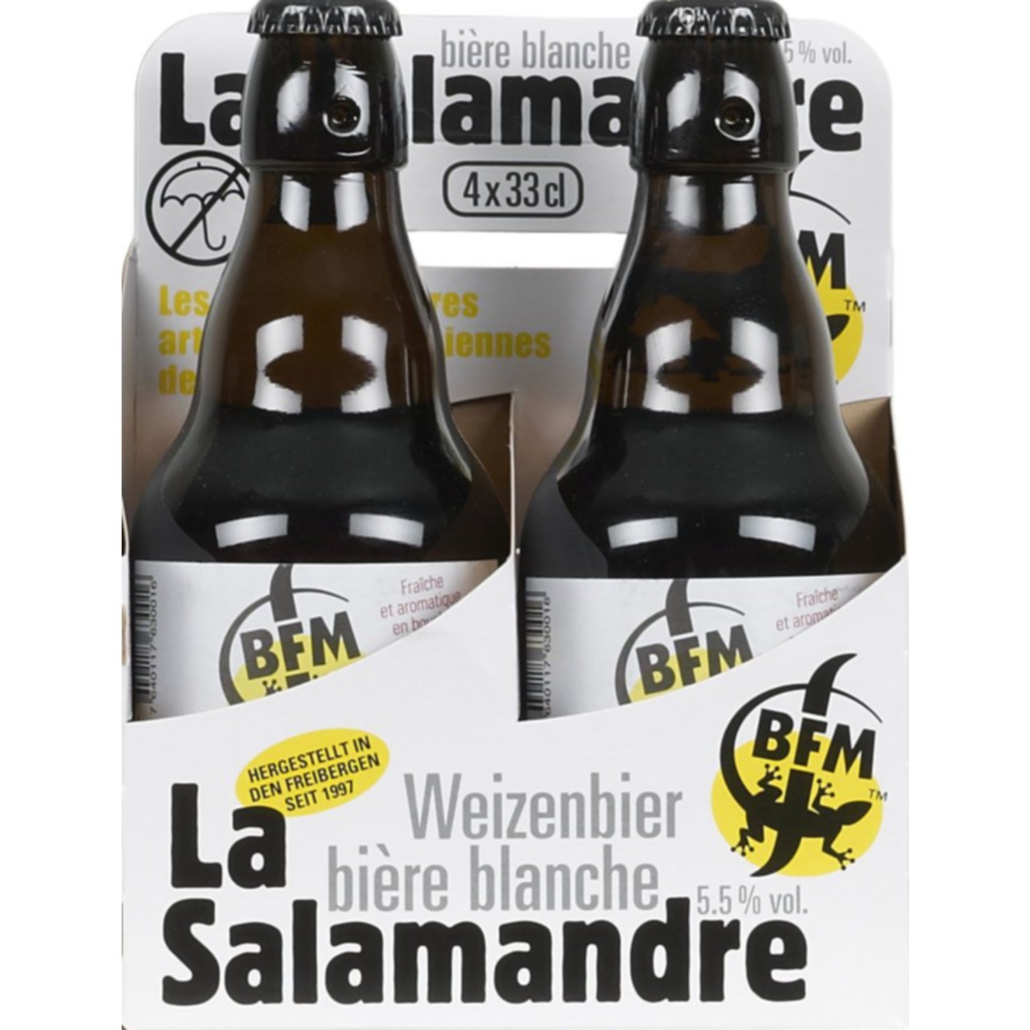 BFM La Salamandre Bière blanche 4x33cl -132cl