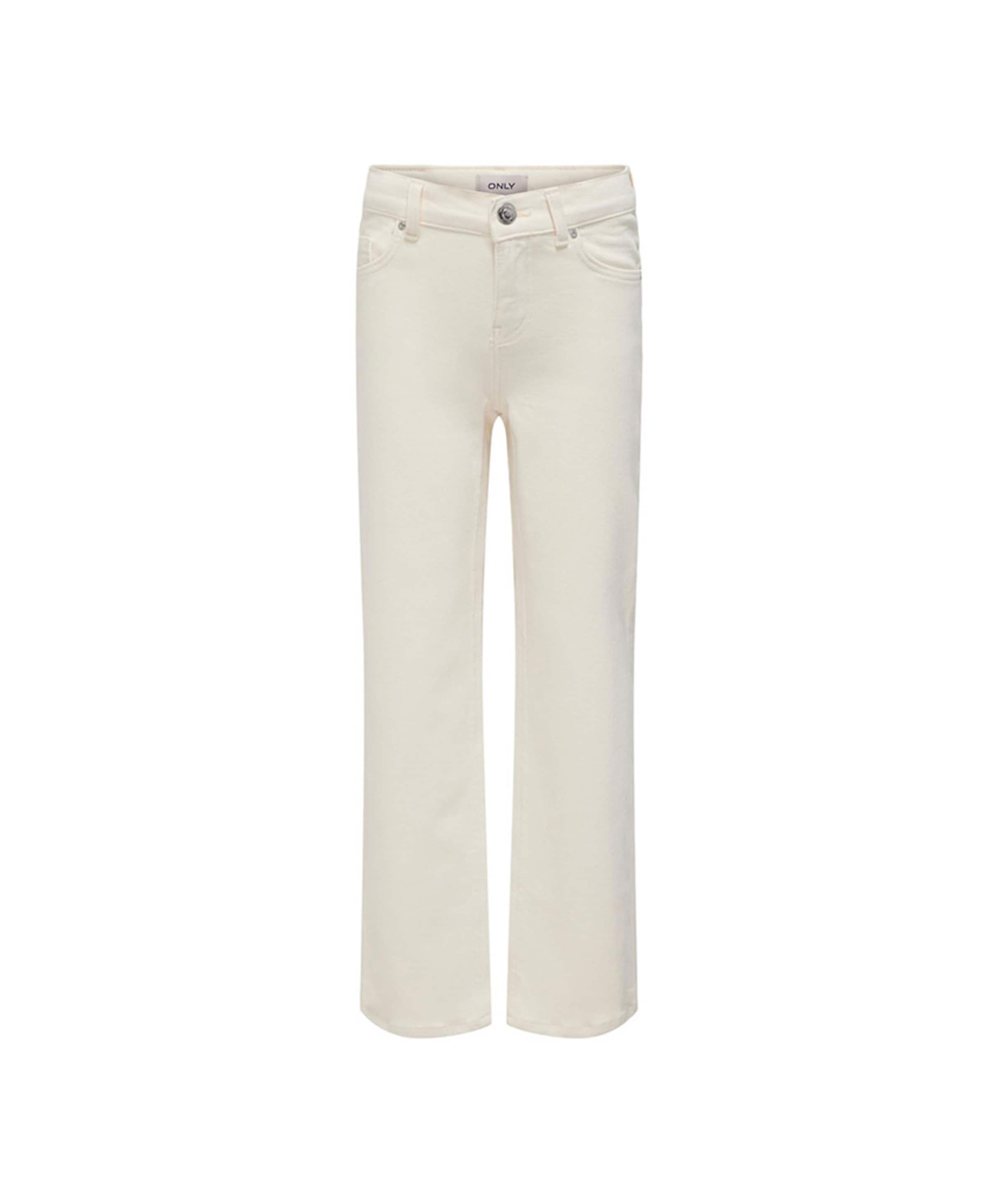 Only KOGJUICY WIDE LEG DNM CRO meisjes jeans ecru