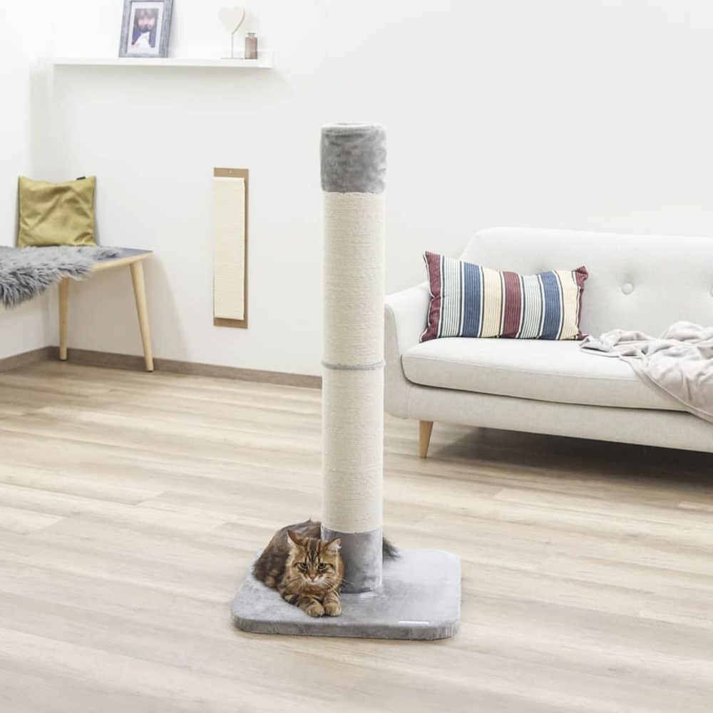 Grattoir pour chat opal jute 119 cm gris