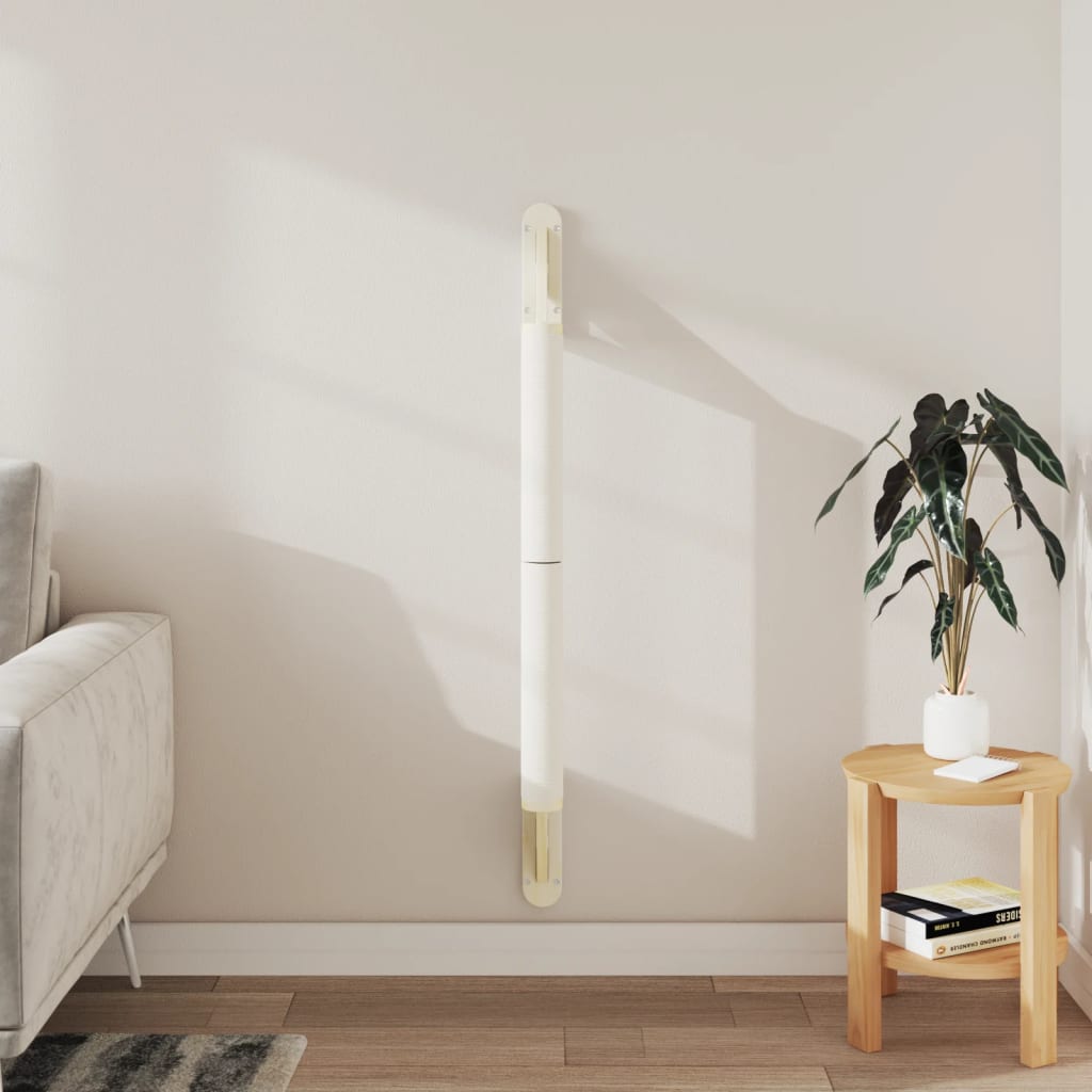 Arranhador de parede para gatos vidaXL, em sisal, 109 cm