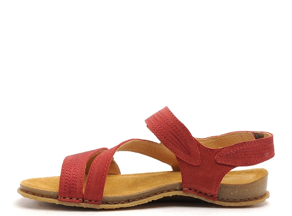 El naturalista nu pieds plats femme panglao n5810 rouge