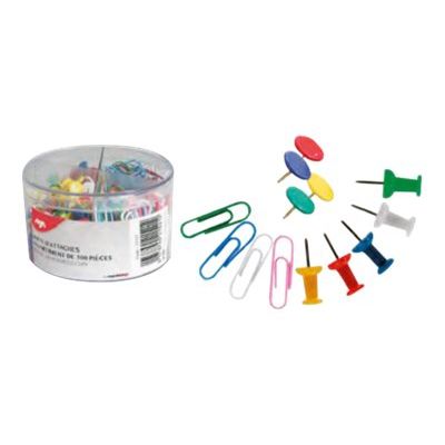 Sign - 500 Attaches assorties (trombones, punaises)