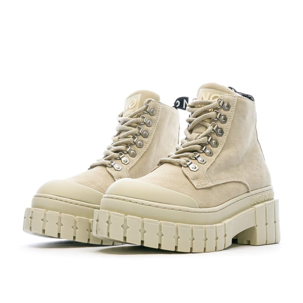 No Name Boots Écru Femme No Name Kross Low