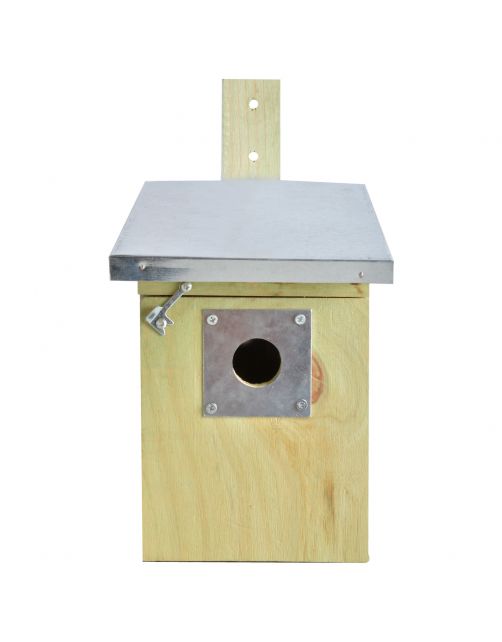 Best For Birds Beschermplaat Koolmees - Broeden - Zilver