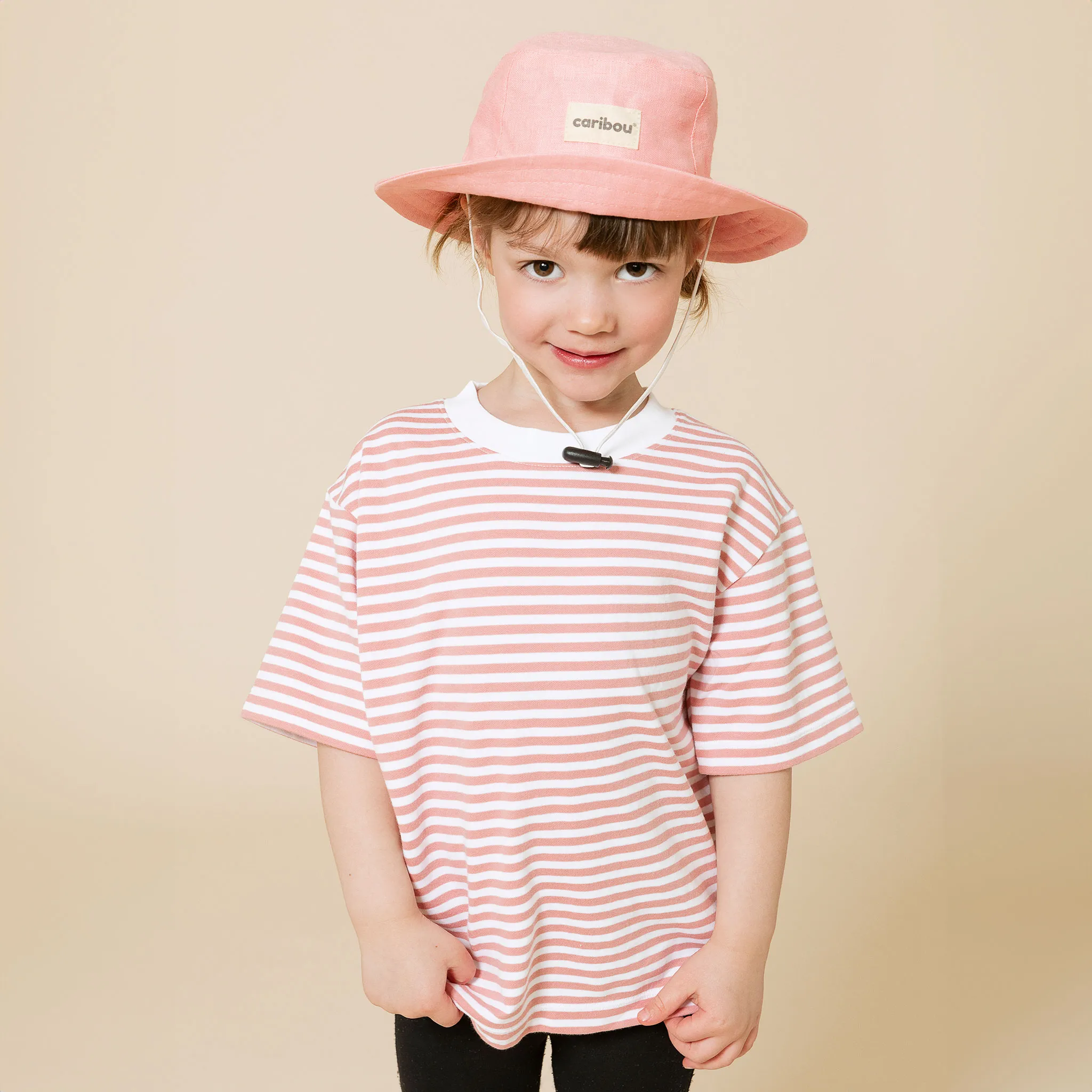 Caribou Chapeau Soleil Rose 2-12ans
