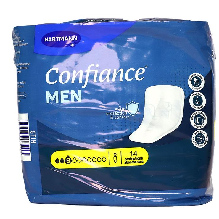 Men 14 protections absorbantes fuite urinaire 3 gouttes