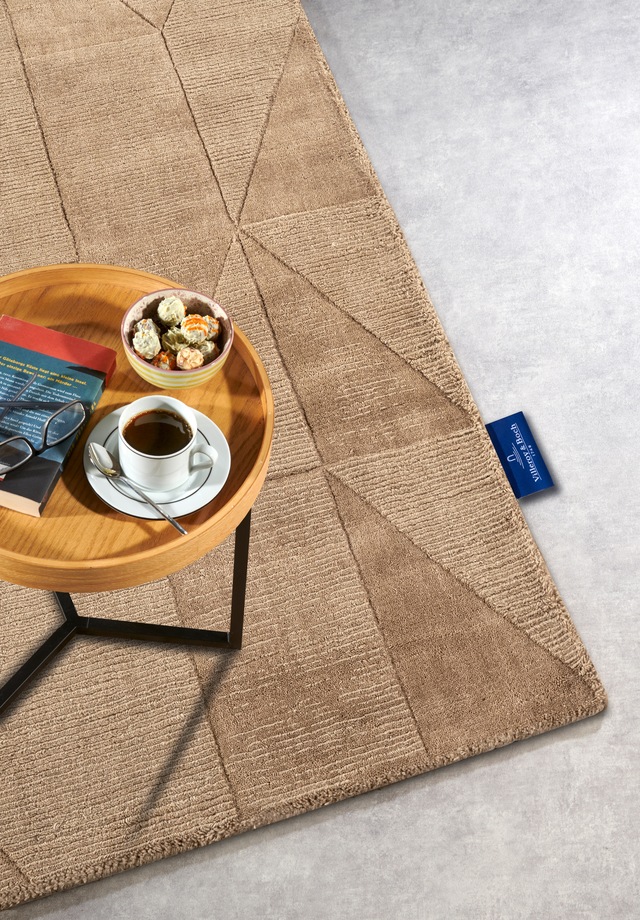 Villeroy & Boch Wollteppich »Ursule« rechteckig 10 mm Höhe Läufer, handgewebt, Wolle, Natur, Wohnzimmer, Geometrie, Boho