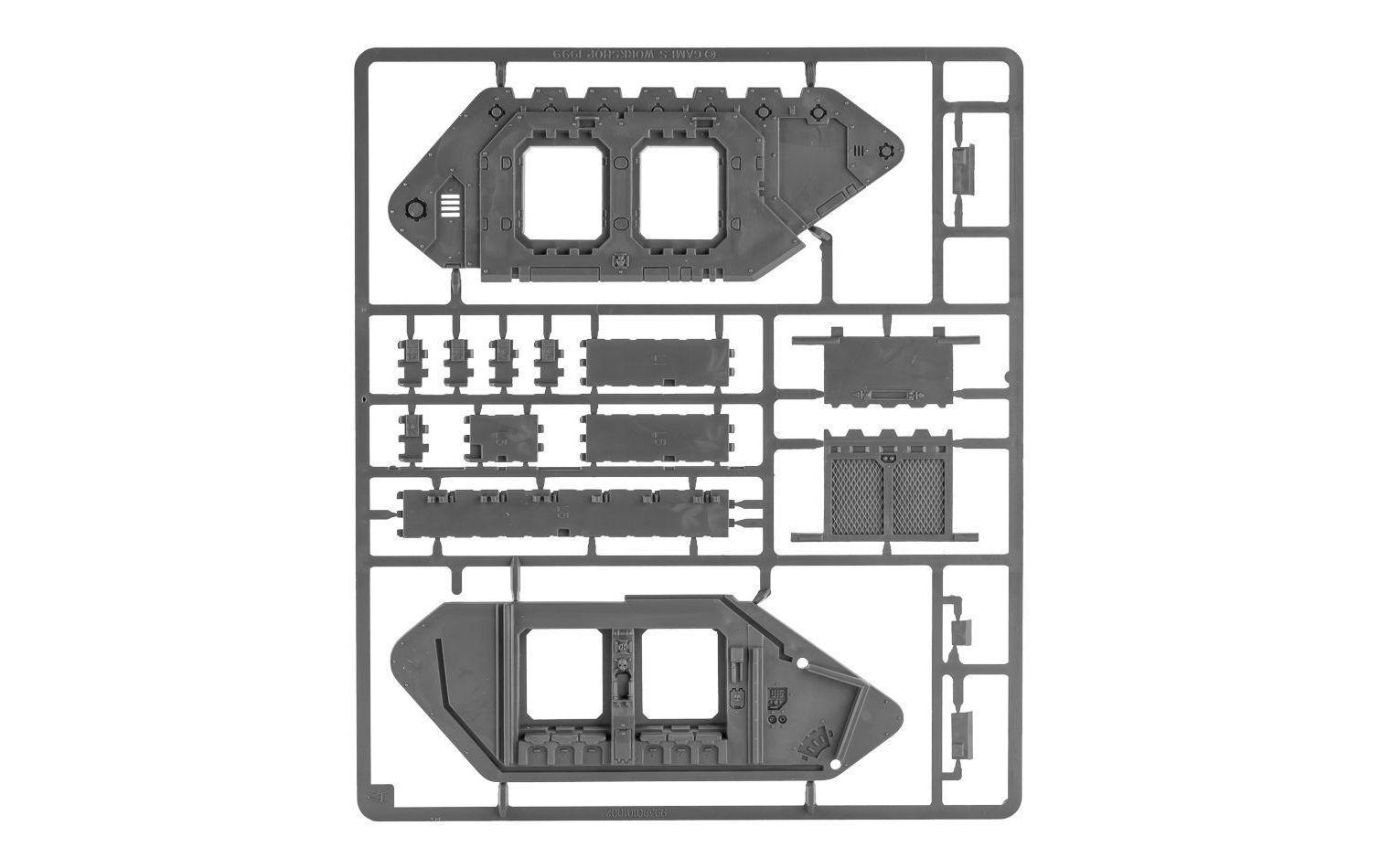 Fahrzeug Warhammer 40.000 Land Raider Crusader / RedeemerBausatz für 1 Fahrzeug