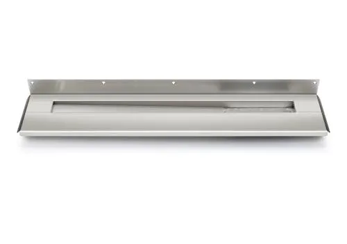 Unidrain Linie afløbsarmatur - børstet rf stål 1004 700mm udløb højre