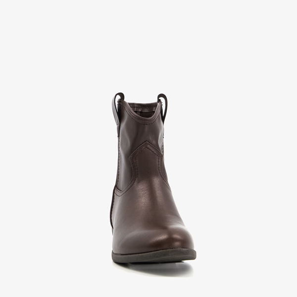 Blue Box lage dames western boots bruin