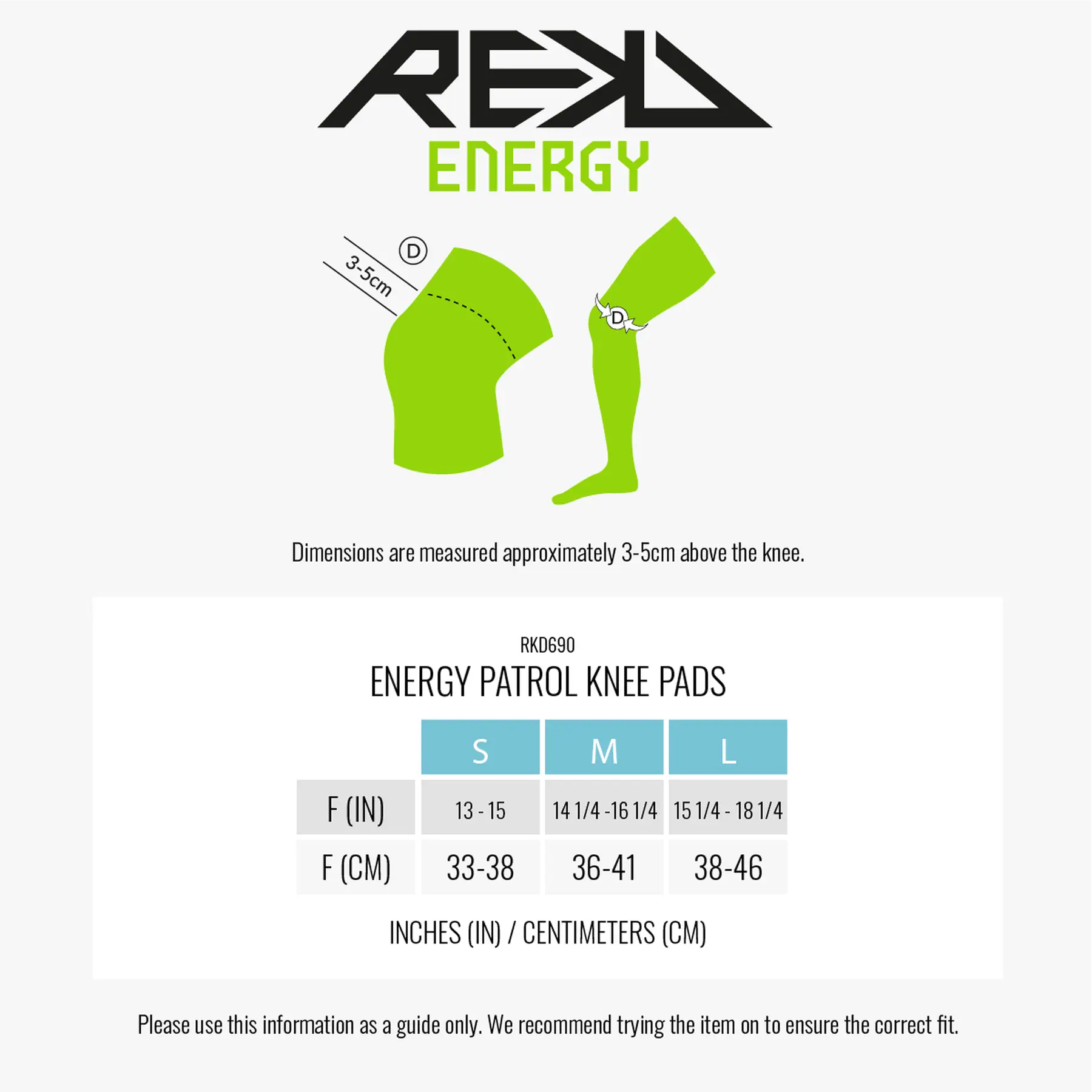 REKD Energy Patrol Rampe Knæbeskyttere - Rulleskøjter