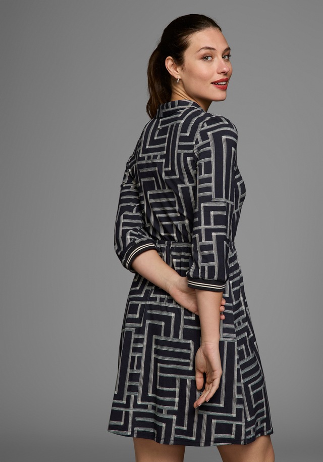 Laura Scott Polokleid mit Grafik-Print
