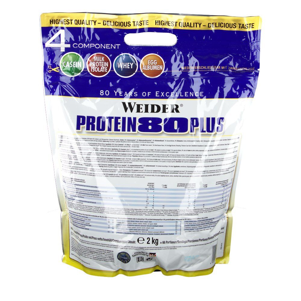 Weider® Protein 80 Plus, Banane, Pulver