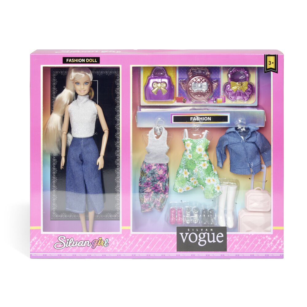Poupée mannequin avec ses accessoires - 2 modèles