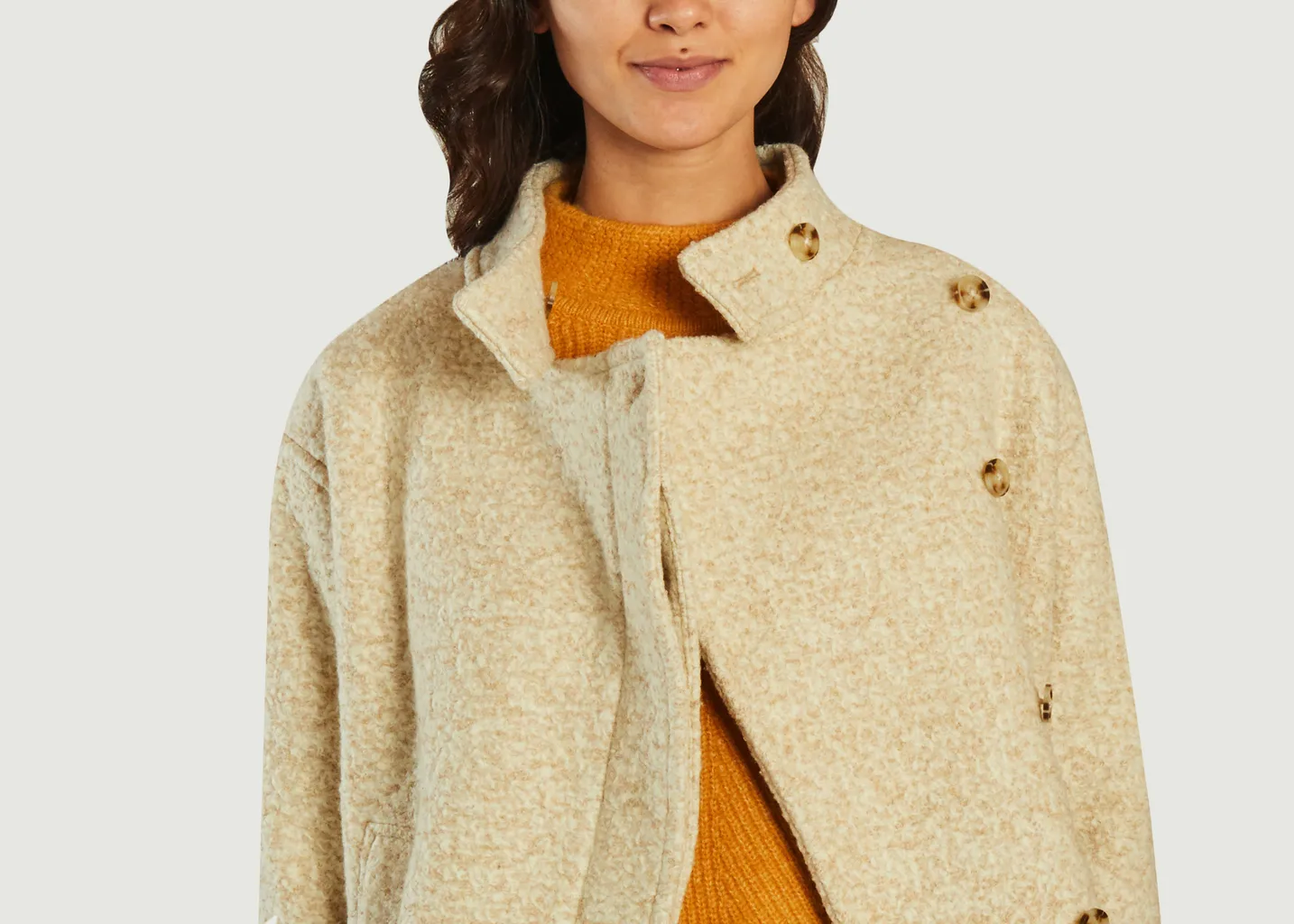 Veste courte en lainage Eliot Suncoo