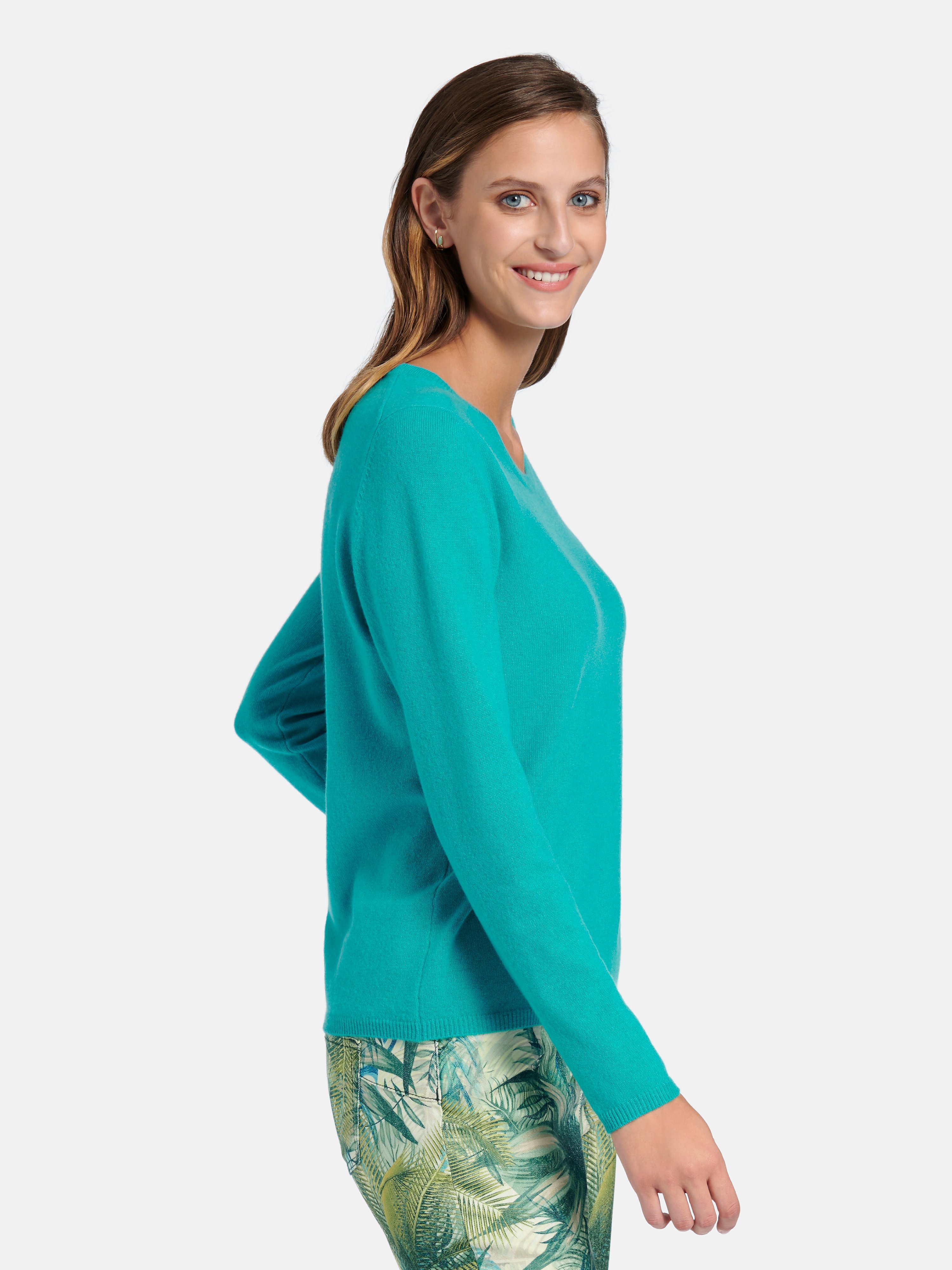 Rundhals-Pullover aus 100% Premium-Kaschmir