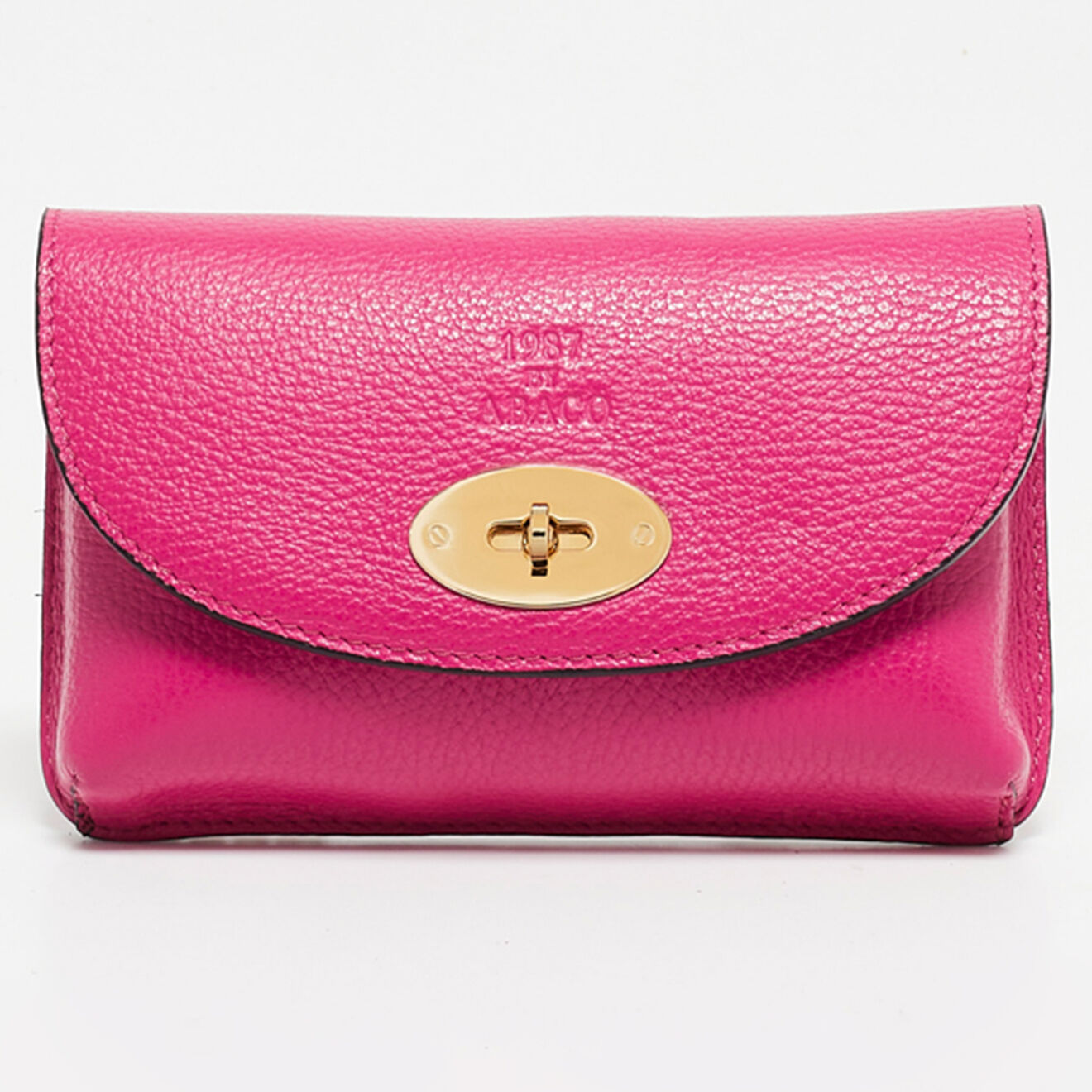 1987 by Abaco Sac bandoulière en Cuir Izmir fushia - 18x2.5x10 cm