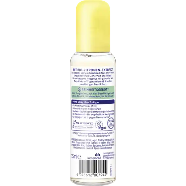 48h Deodorant Zerstäuber Citrus