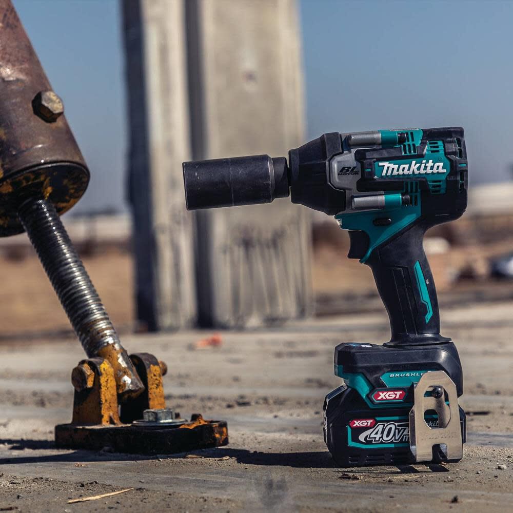 Makita 40V max XGT Impact Wrench Kit 1/2" Sq Drive with Detent Anvil