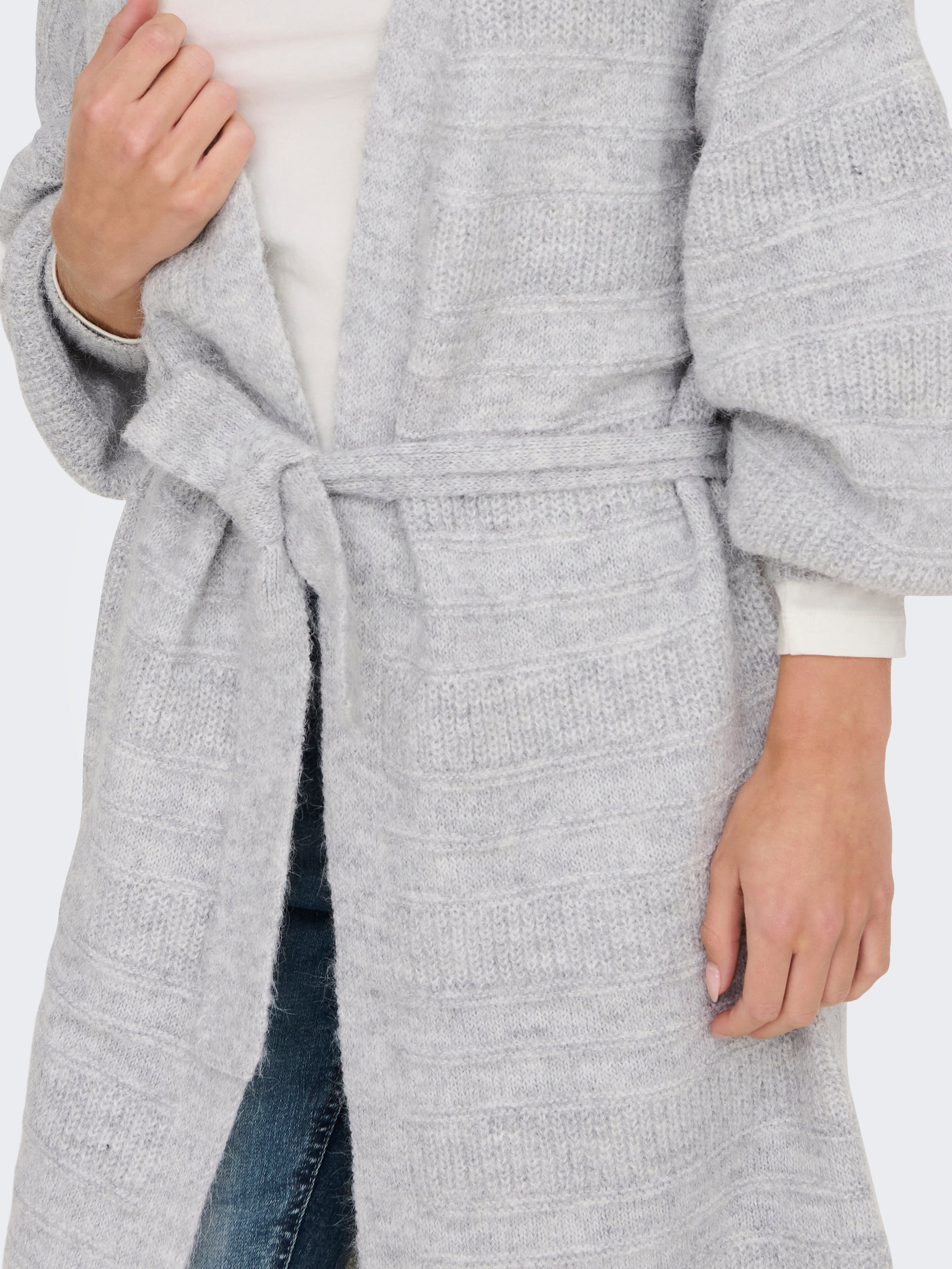 ONLSELESTA Strickpullover Light Grey Melange