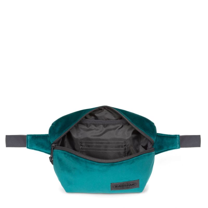Sac banane Sommar 21 cm effet velours Velvet Peacock