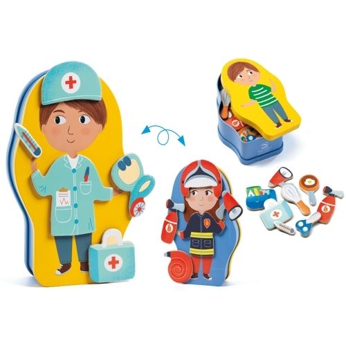 Djeco magnetische aankleedpop - jobissimo
