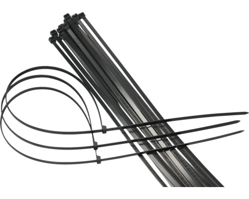 Kabelbinders 750x7,6 mm zwart 25 stuks
