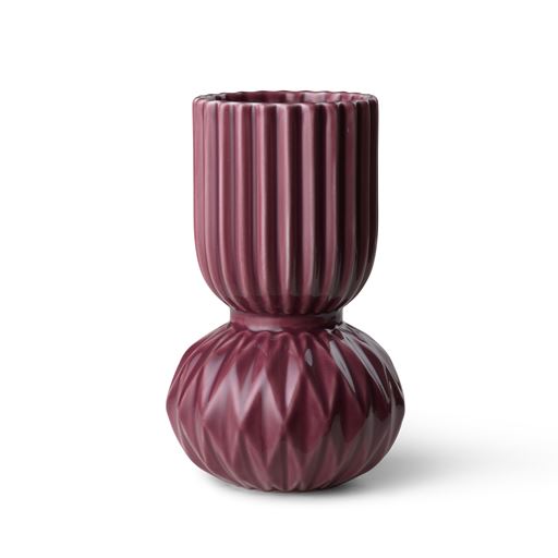 DOTTIR Samsurium Rufflebell Vase, Aubergine