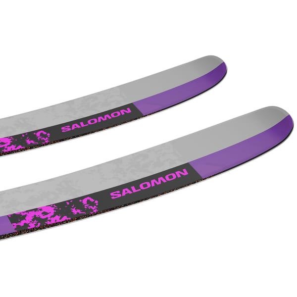 Ski SALOMON QST X BLACK / SHOCKING PINK / LUNAR ROCK