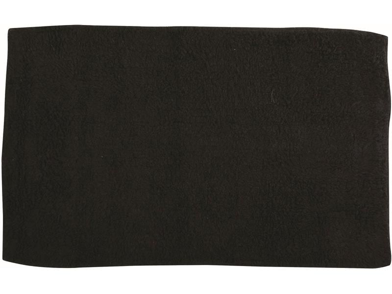 MSV Badteppich Dalija 45 x 70 cm, Schwarz Badematte aus hochwertiger Baumwolle