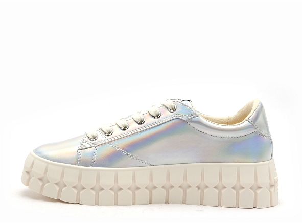 No name basses femme play sneaker argent