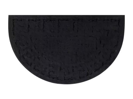 Tapis de porte demi-rond 45x75 cm caoutchouc et fibre de coco