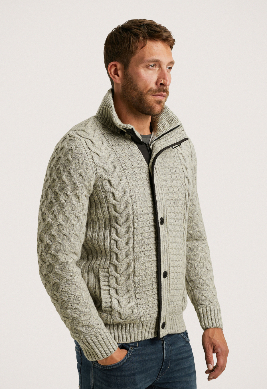 PME Legend Yarn Knit Zip Vest
