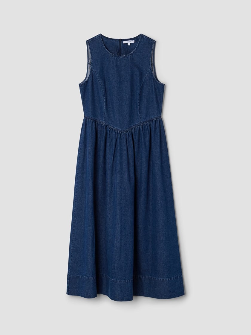 Delta denimkjole Stonewashed