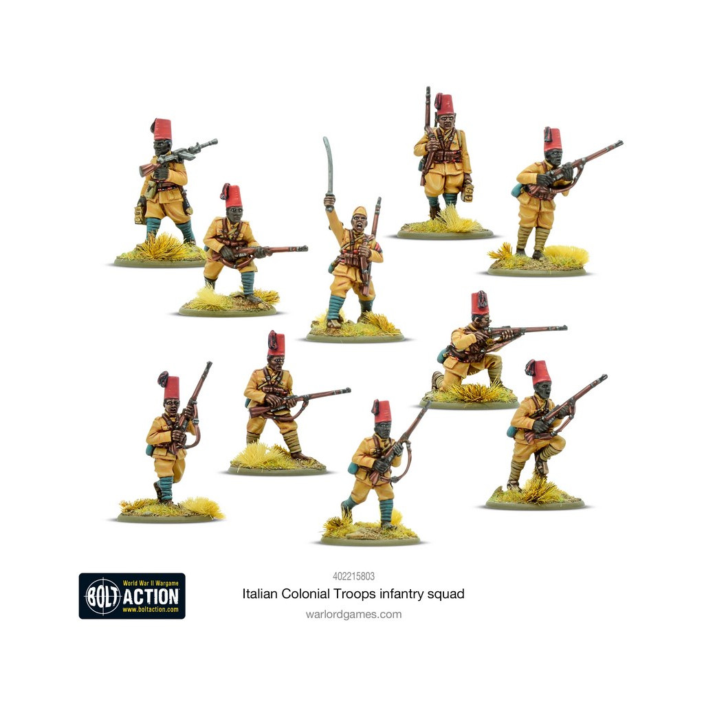 Bolt Action - Italian Colonial Troops Infantry Squad