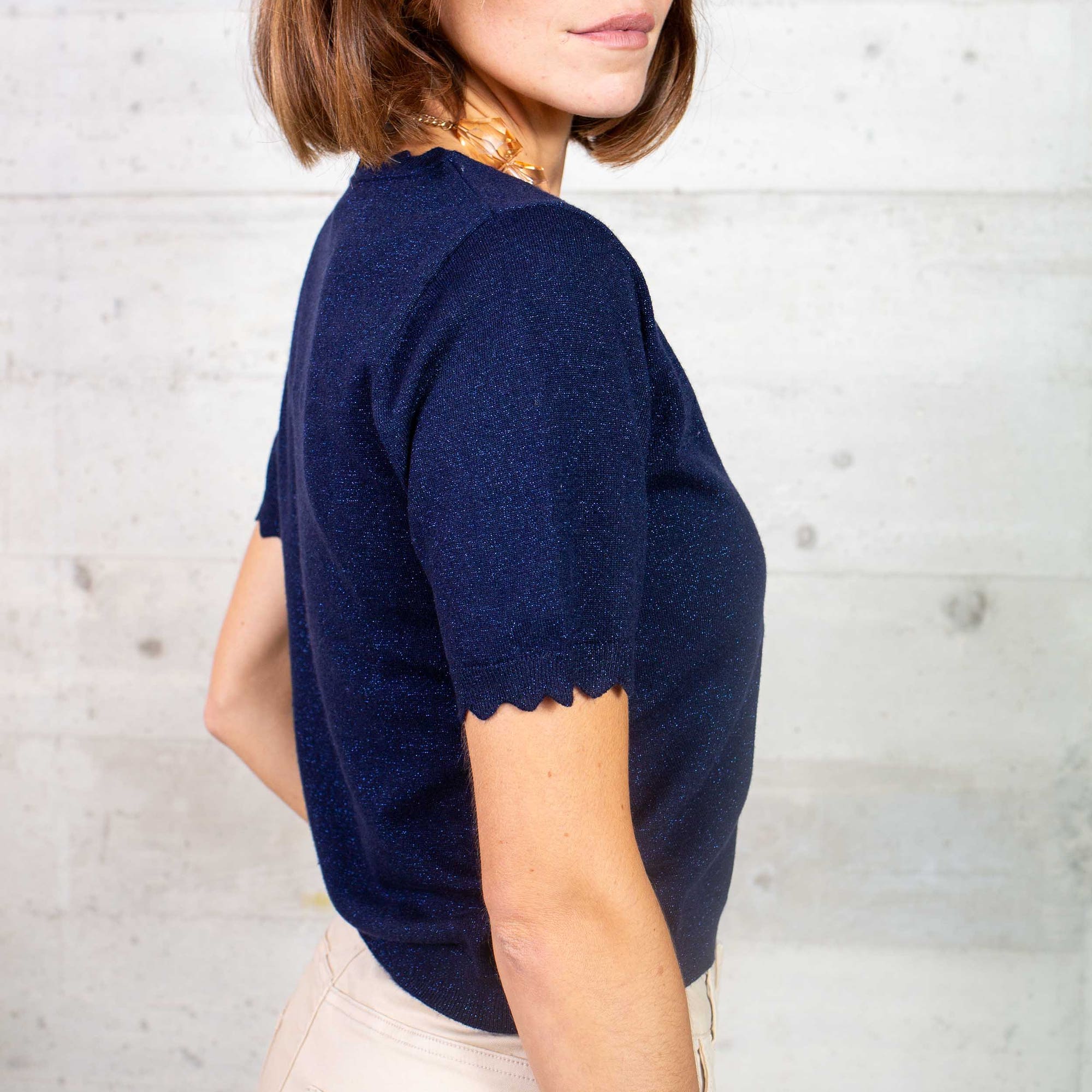 Pull Femme bleu marine