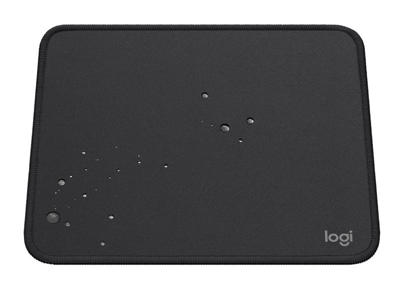 Logitech Mausmatte Studio Series Schwarz Elegantes Mauspad aus recyceltem Polyester