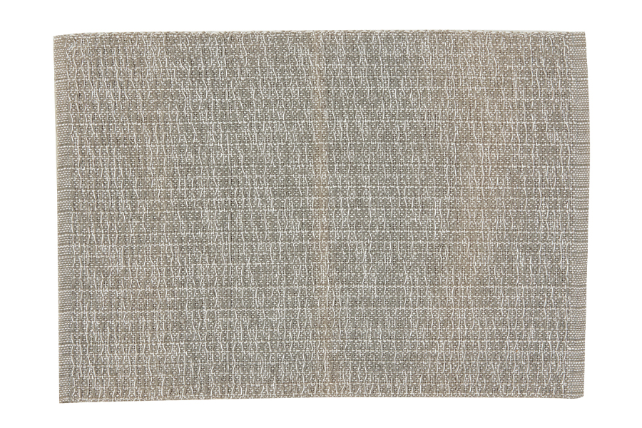 Sara spisebrikke 33x48 cm. Melert lys grå.