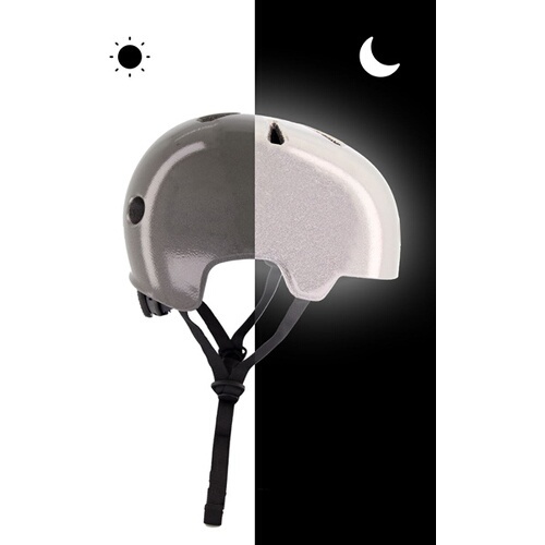 Casque vélo Urban Circus Casque velo reflechissant noir