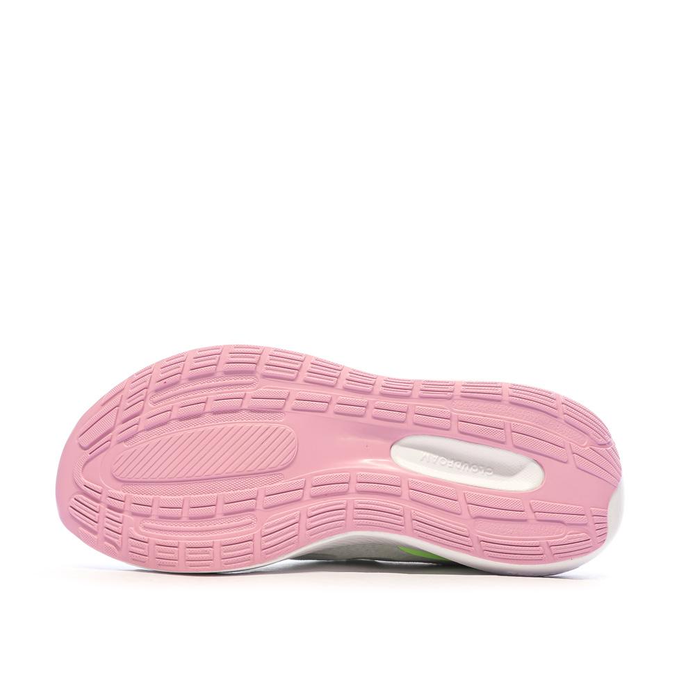 Adidas Chaussures de running Blanches/Roses Fille Adidas Runfalcon
