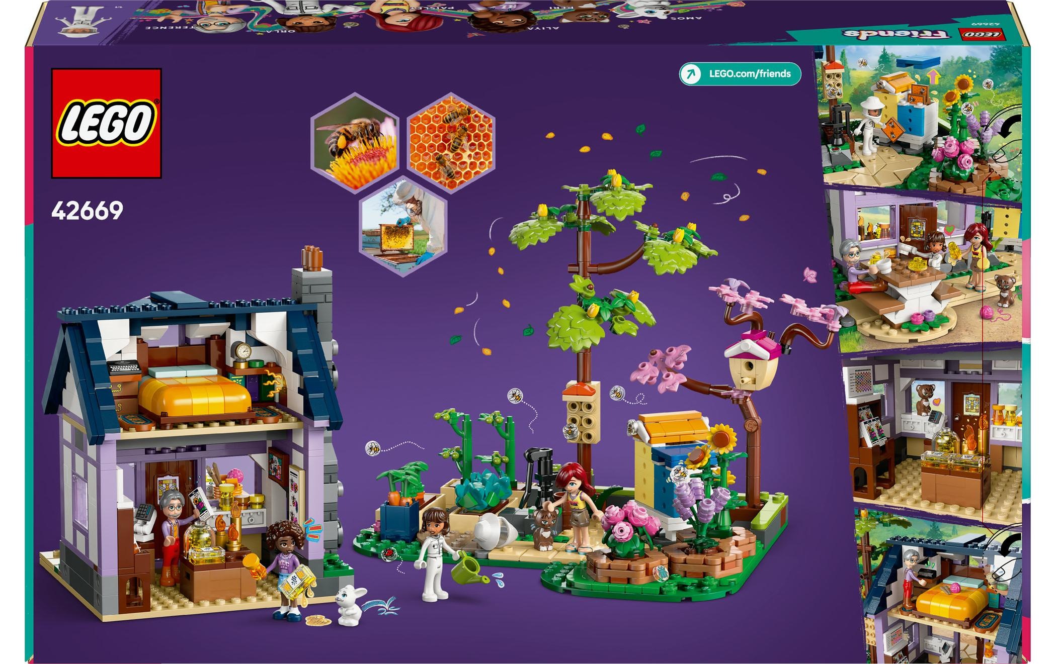 LEGO® Spielbausteine »Friends Haus und Blumengarten der Imker 42669«
