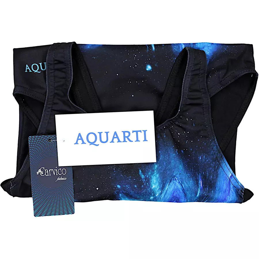 Aquarti Mädchen Badeanzug Chlorresistent Muscleback Wassersport türkisblau