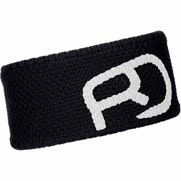 Bonnet Bandeau ski de randonnée ORTOVOX HEADBAND ROCK'N'WOOL MEN BLACK RAVEN