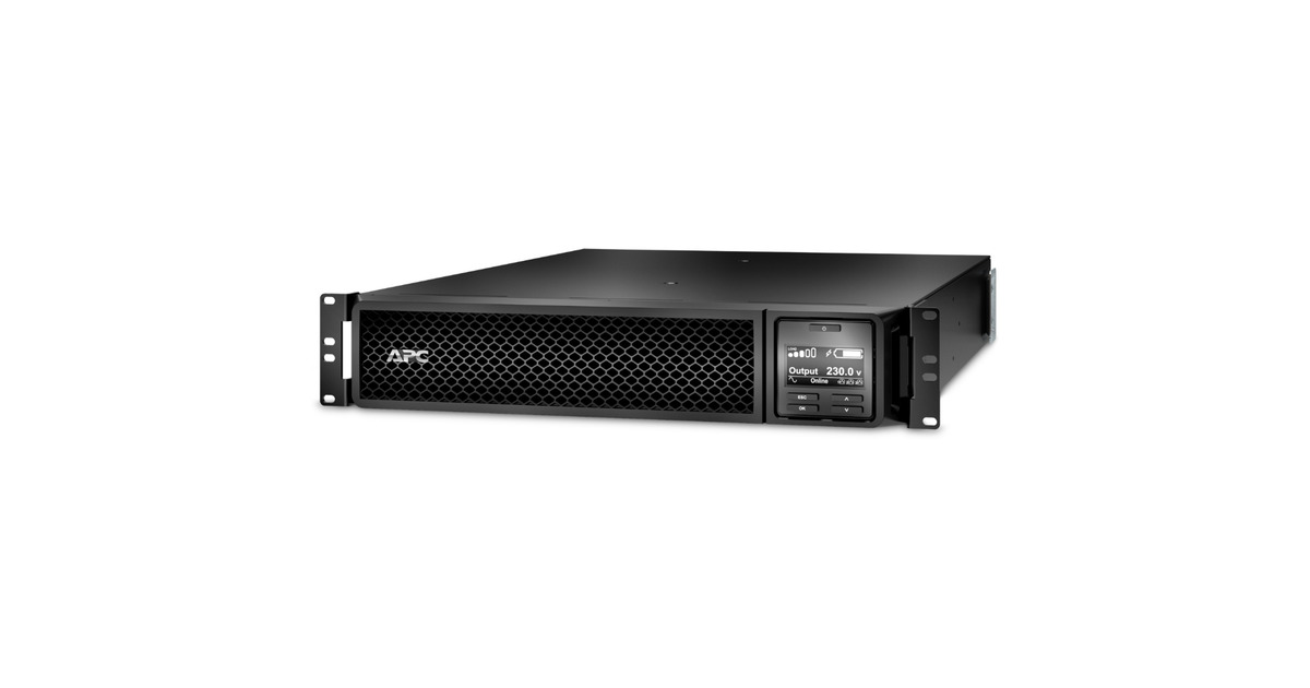 APCSmart-UPS On-Line 1500VA SRT1500RMXLI ups  (Zwart, 1500 W, 2U, 6x C13, SmartSlot, Verlengde runtime, Rail kit inbegrepen)