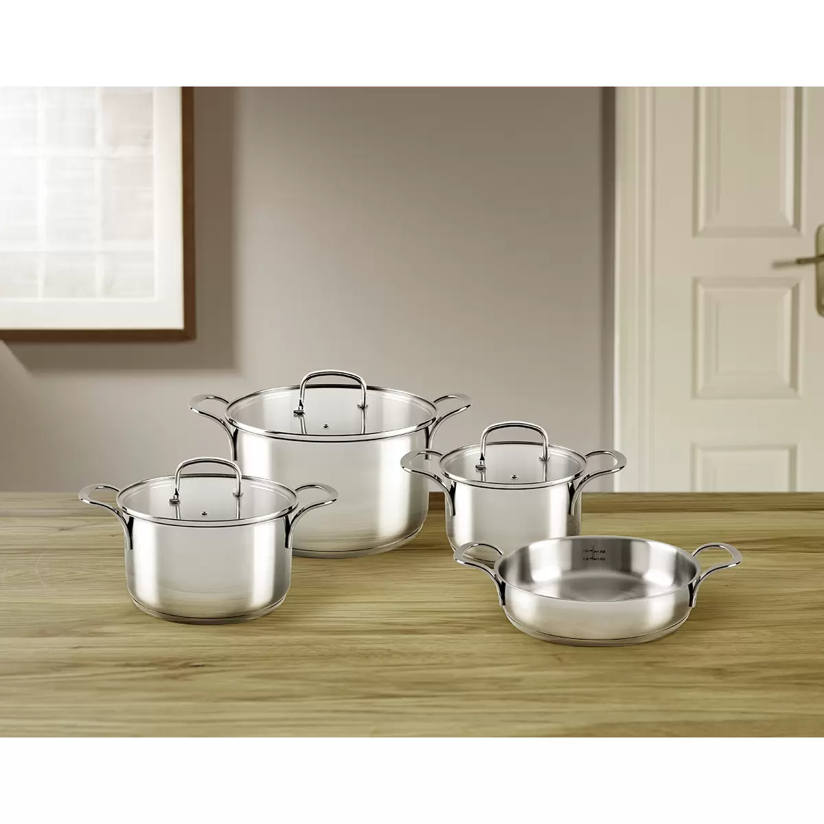 Kochtopfset James Wood Silber