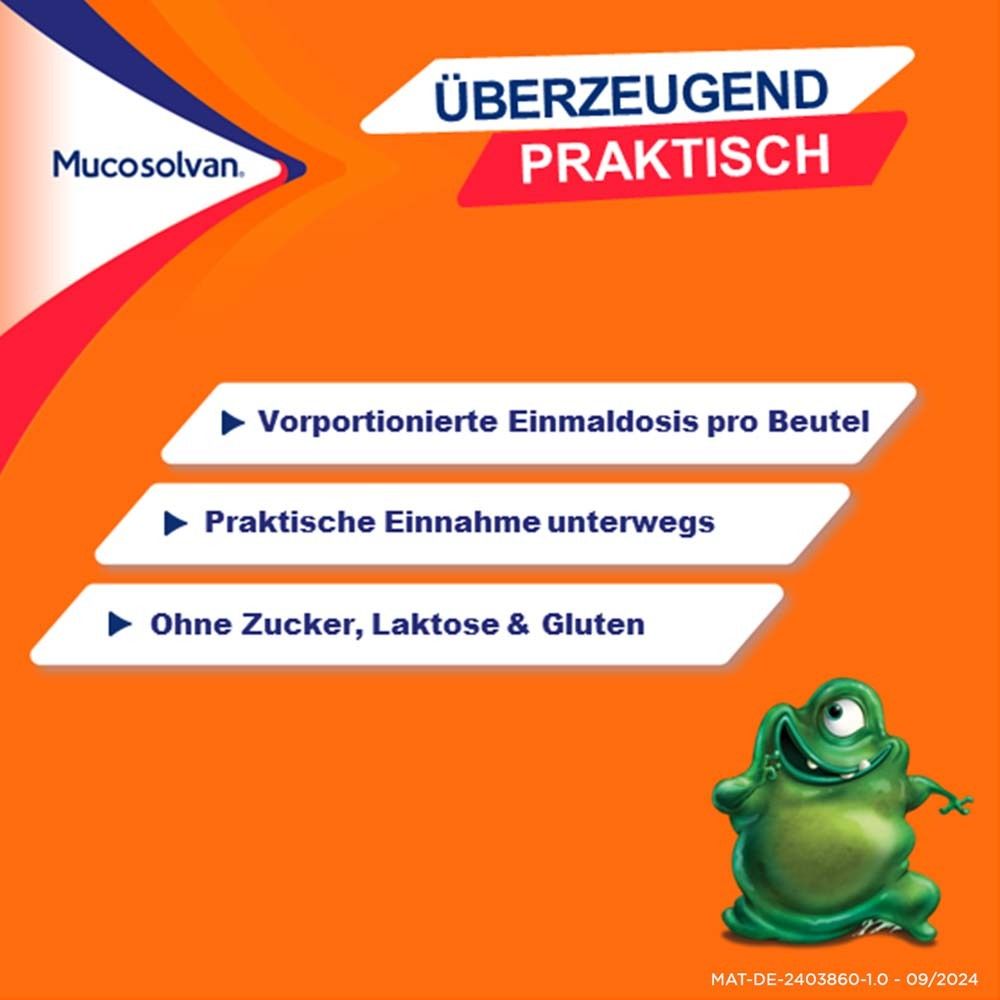 Mucosolvan® Hustensaft-Portionsbeutel mit 30mg Ambroxol